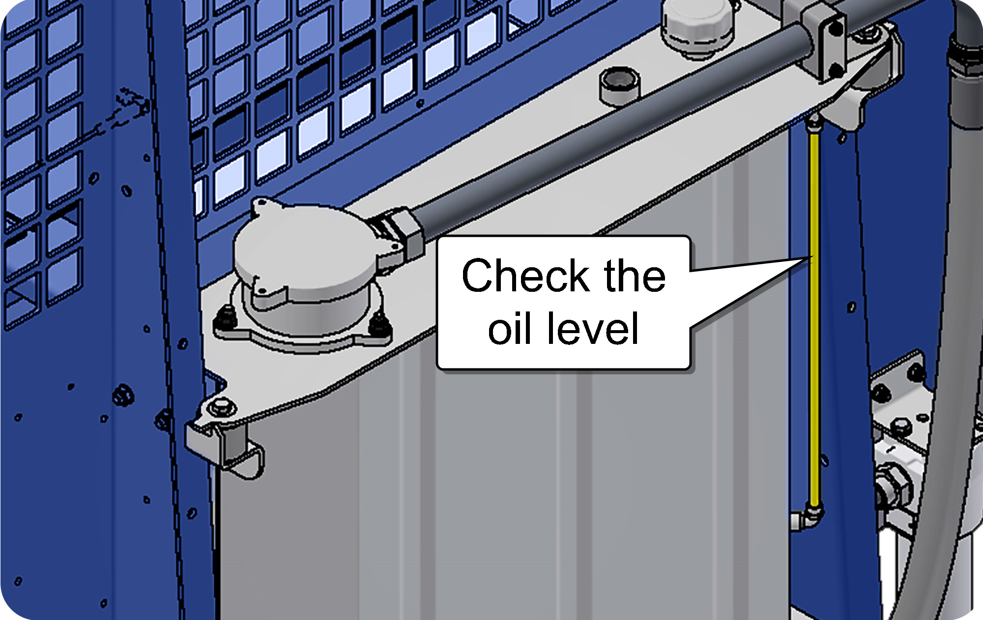 Back Loading Oil Display Service and Maintenance